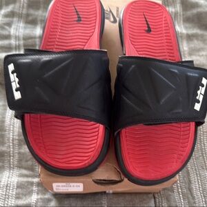 Air LeBron Slide 2 | Red & Black | Size 10 | With Box